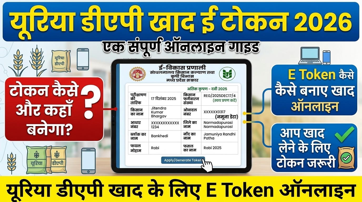 MP Khad E-Token Booking 2026: यूरिया डीएपी खाद ई-टोकन ऑनलाइन कैसे बनाएं
